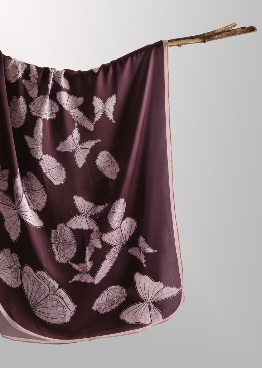 Butterfly Kylie Printed Shawl