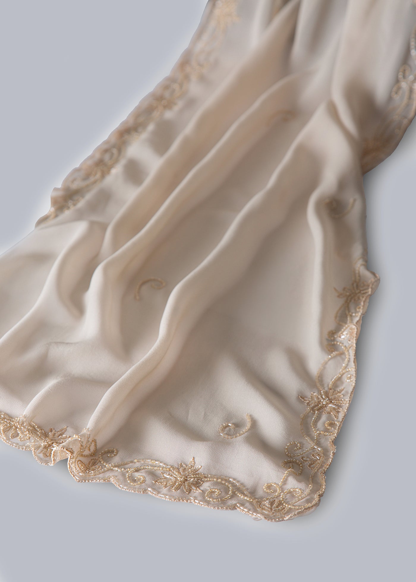 Chiffon Beaded Shawl