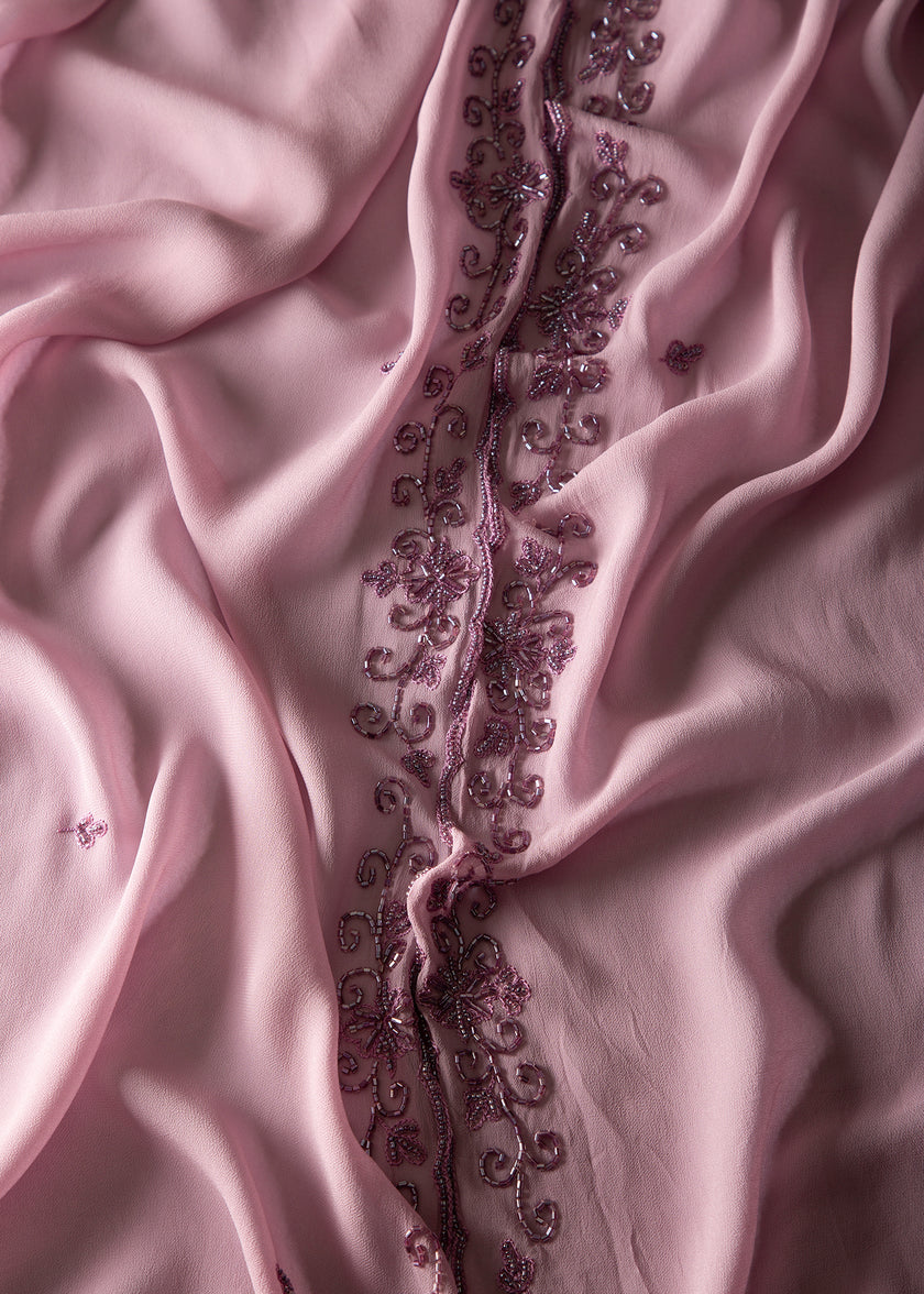 Chiffon Beaded Shawl