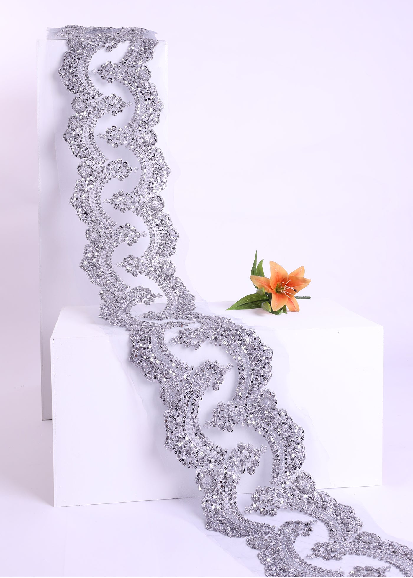 Beaded Border Lace