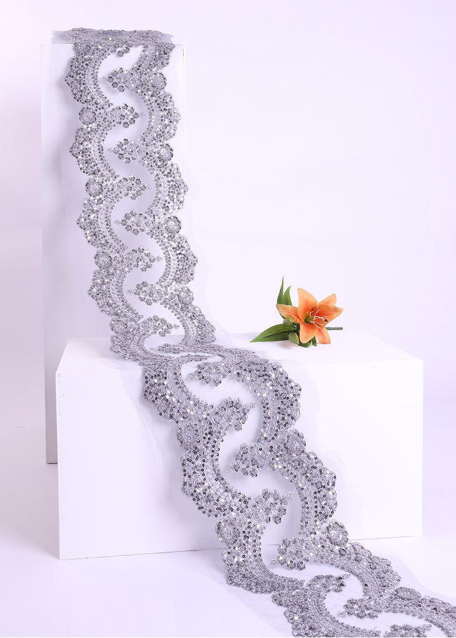 Beaded Border Lace