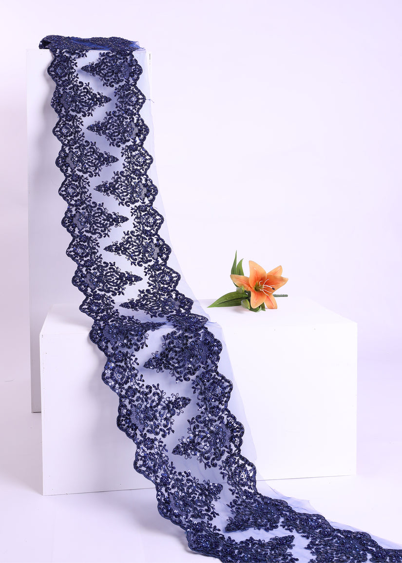 Beaded Border Lace