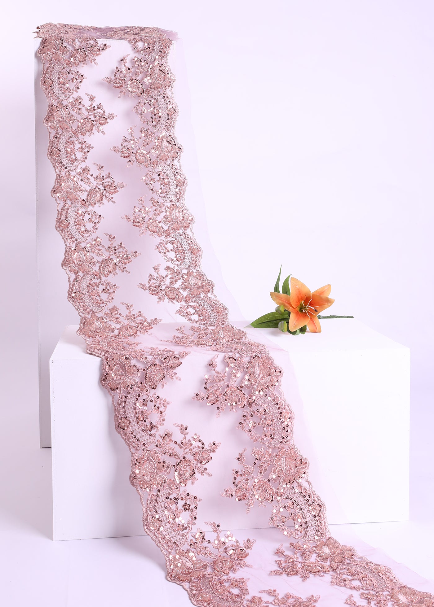 Beaded Border Lace