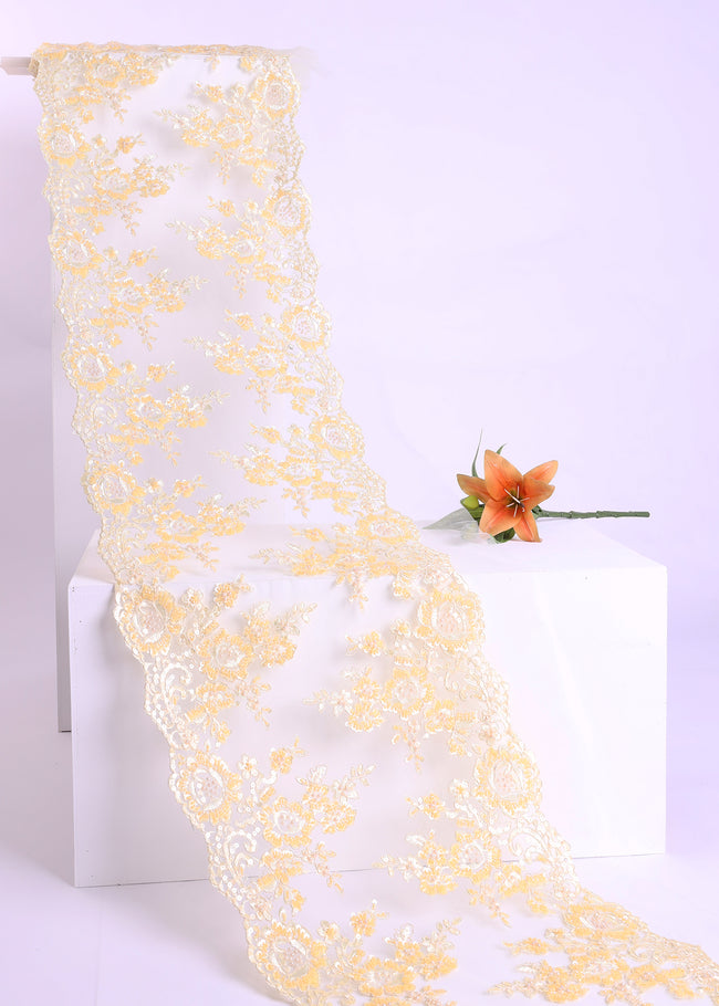Beaded Border Lace
