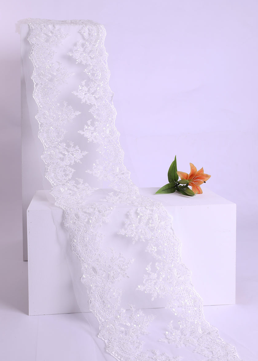 Beaded Border Lace
