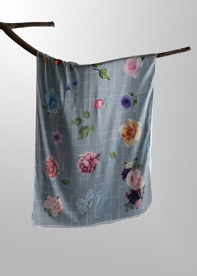 Rosy Kylie Printed Shawl
