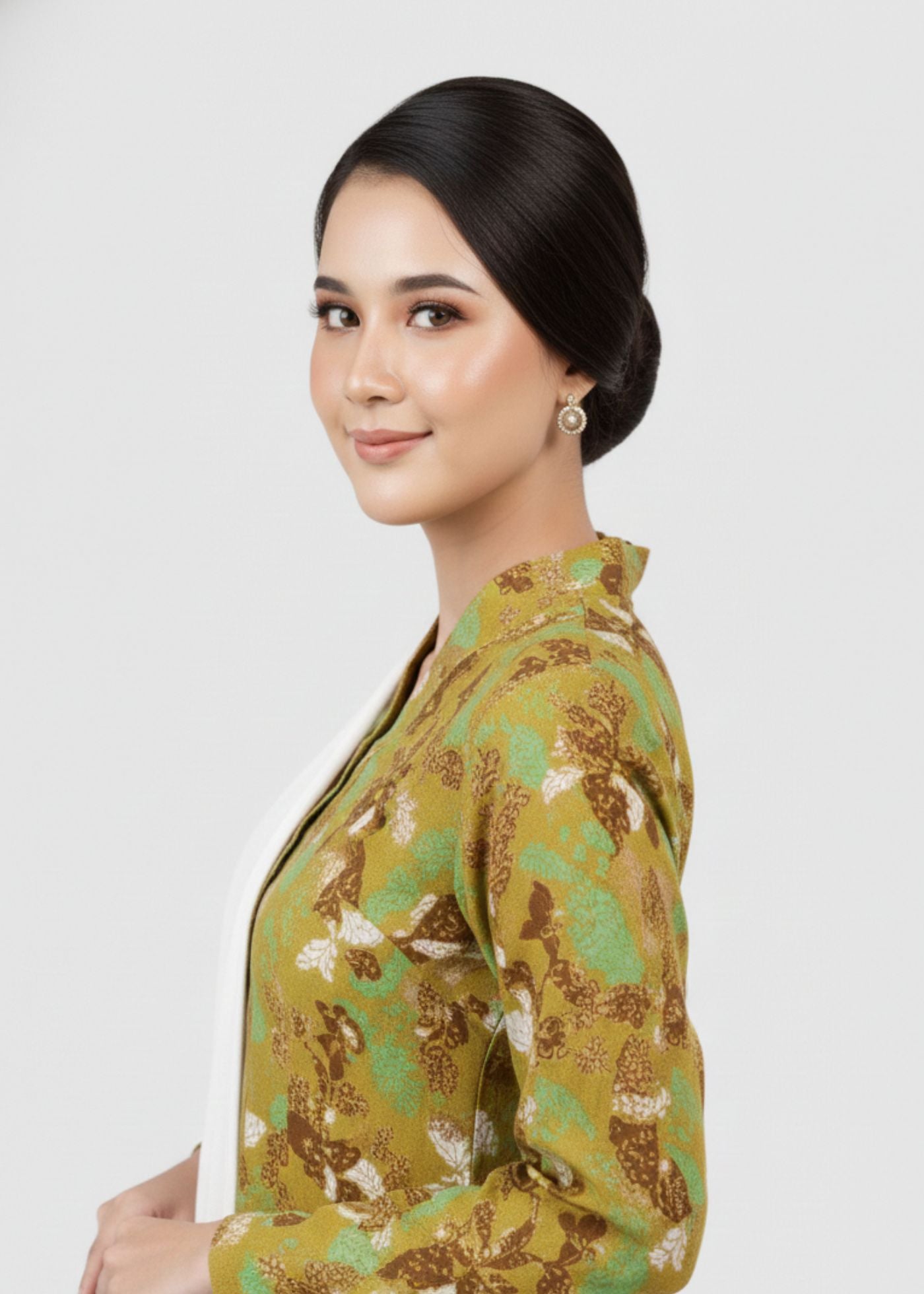 Fateema Floral Cotton Kebaya
