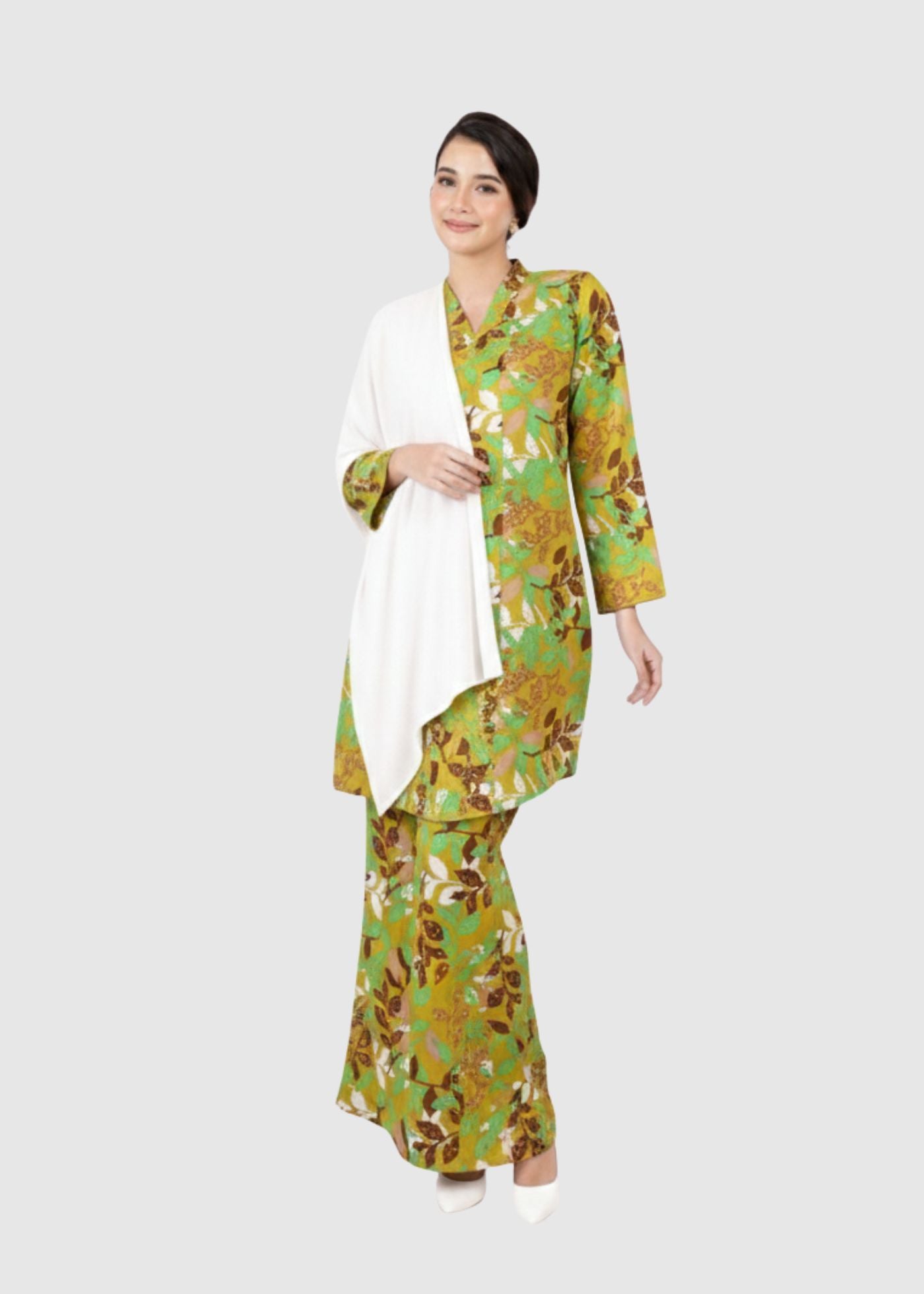 Fateema Floral Cotton Kebaya