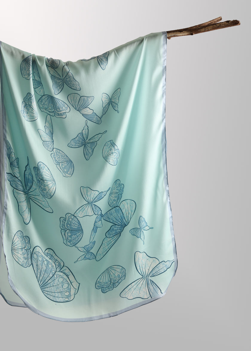 Butterfly Kylie Printed Shawl