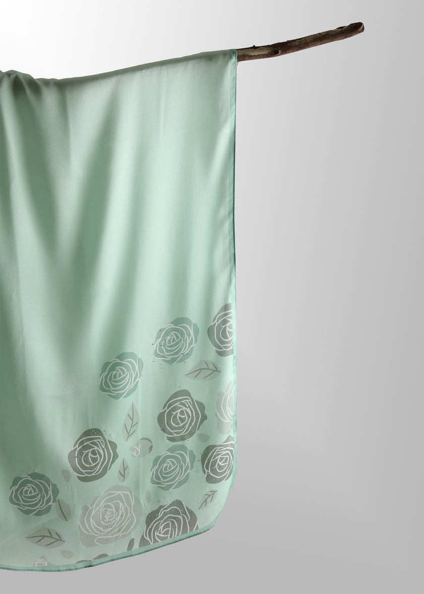 Rose Klylie Printed Shawl