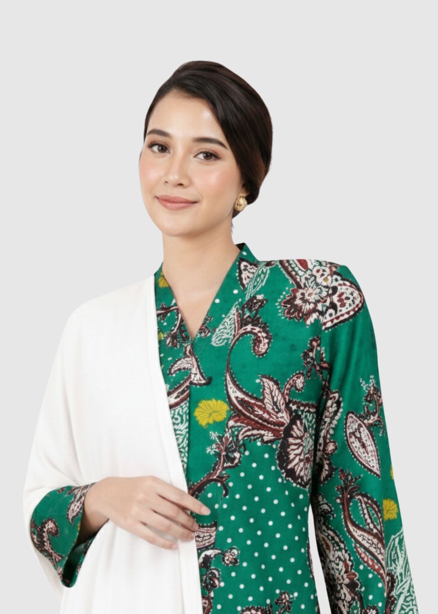 Fateema Paisley Cotton Kebaya