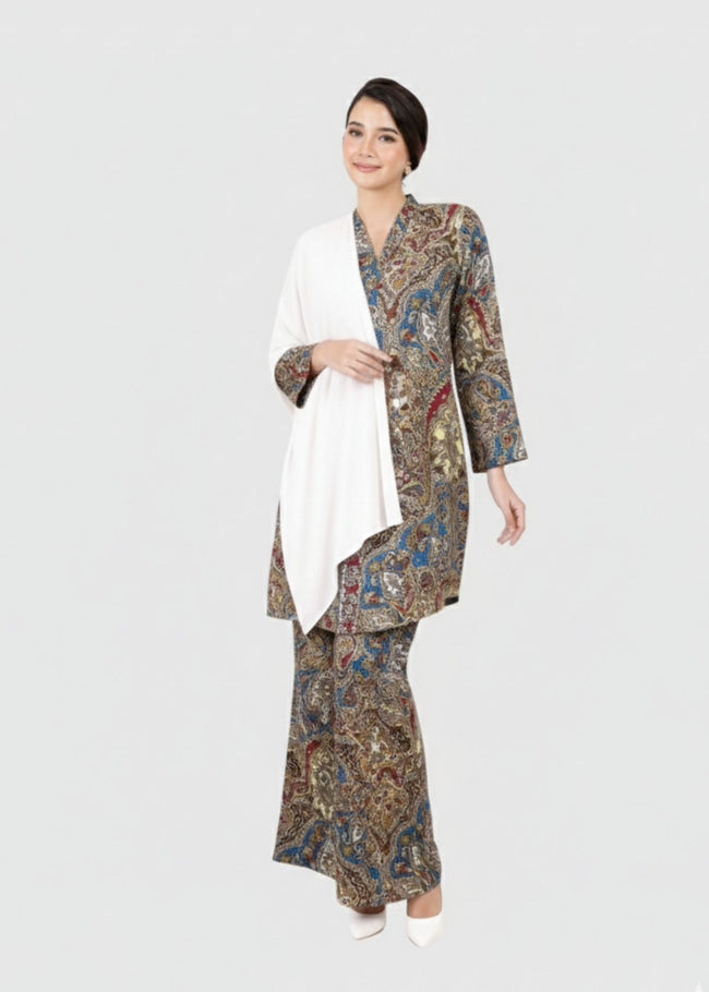 Fateema Paisley Cotton Kebaya