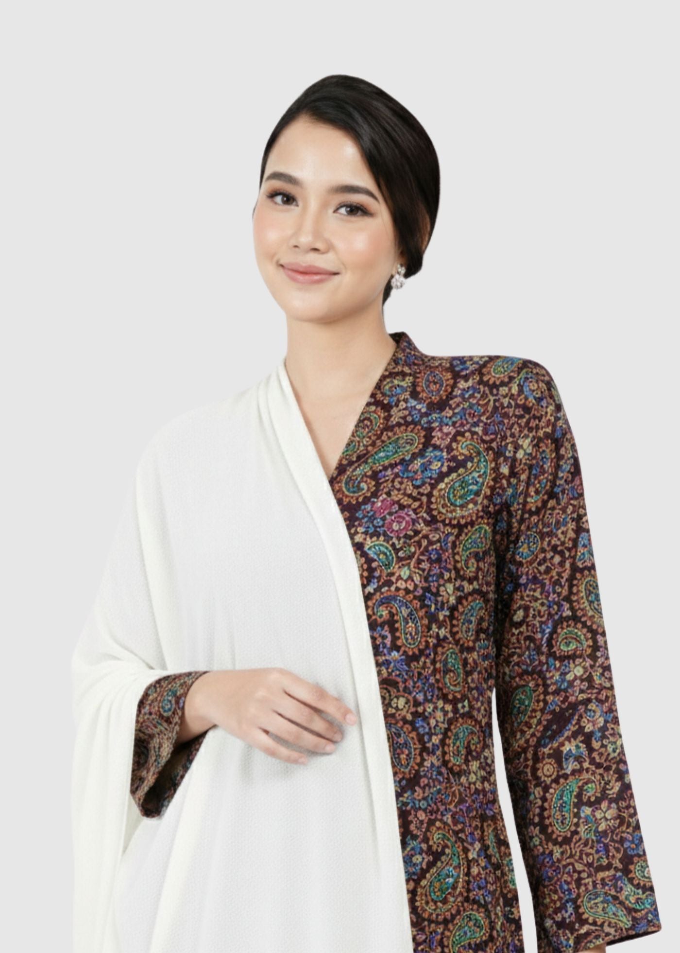 Fateema Paisley Cotton Kebaya