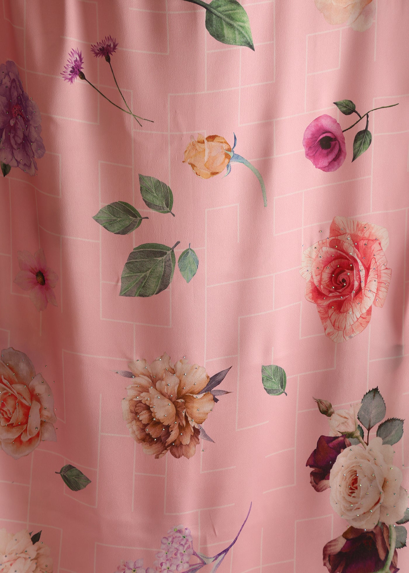 Rosy Kylie Printed Shawl