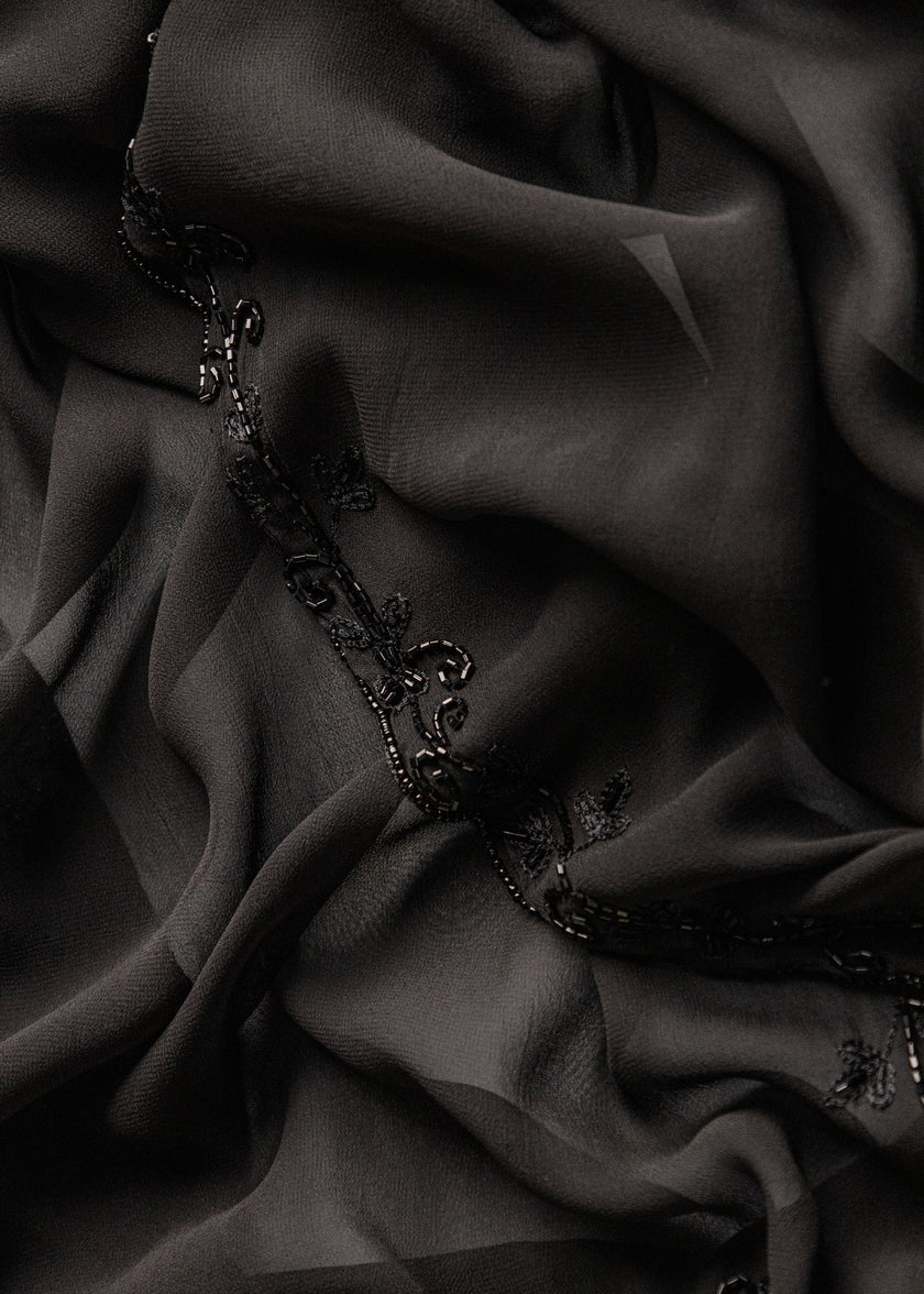 Chiffon Beaded Shawl