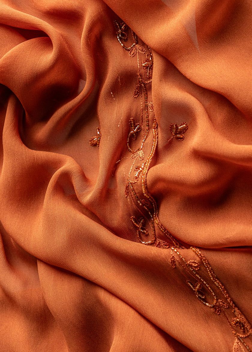 Chiffon Beaded Shawl