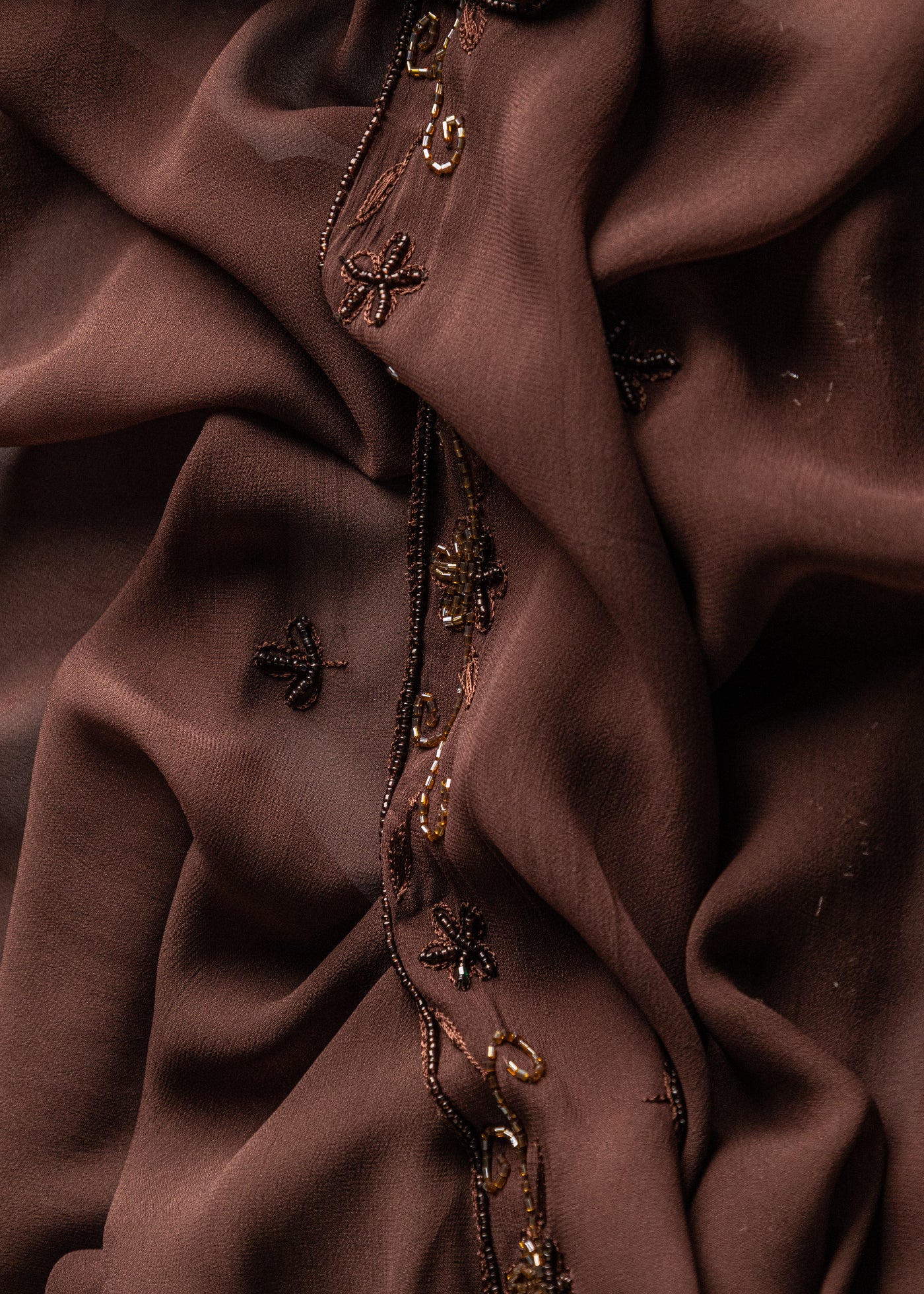 Chiffon Beaded Shawl