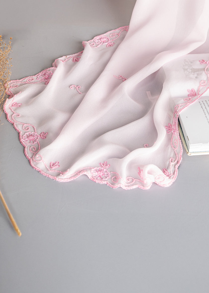 Chiffon Beaded Shawl