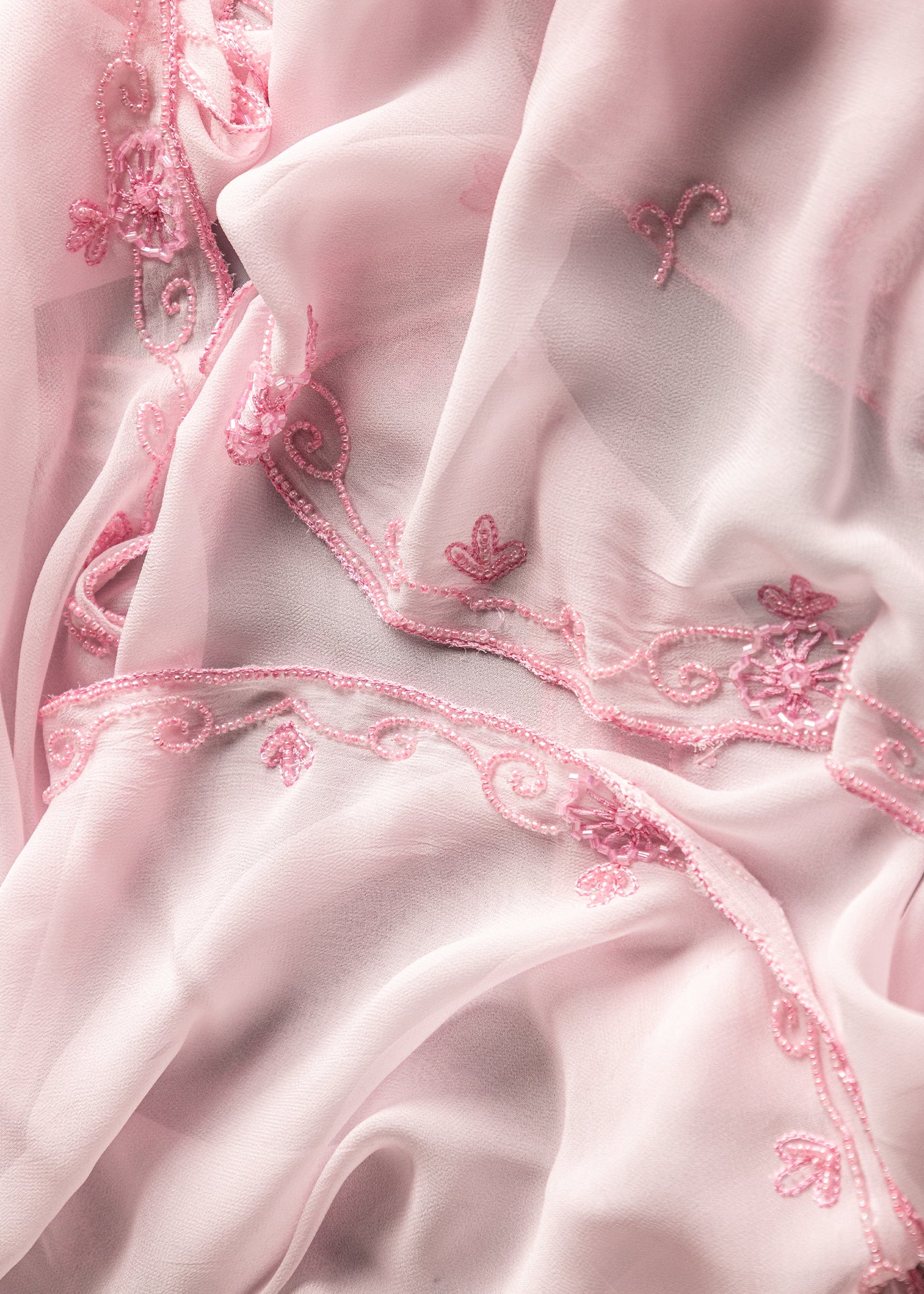 Chiffon Beaded Shawl