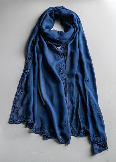 Chiffon Beaded Shawl