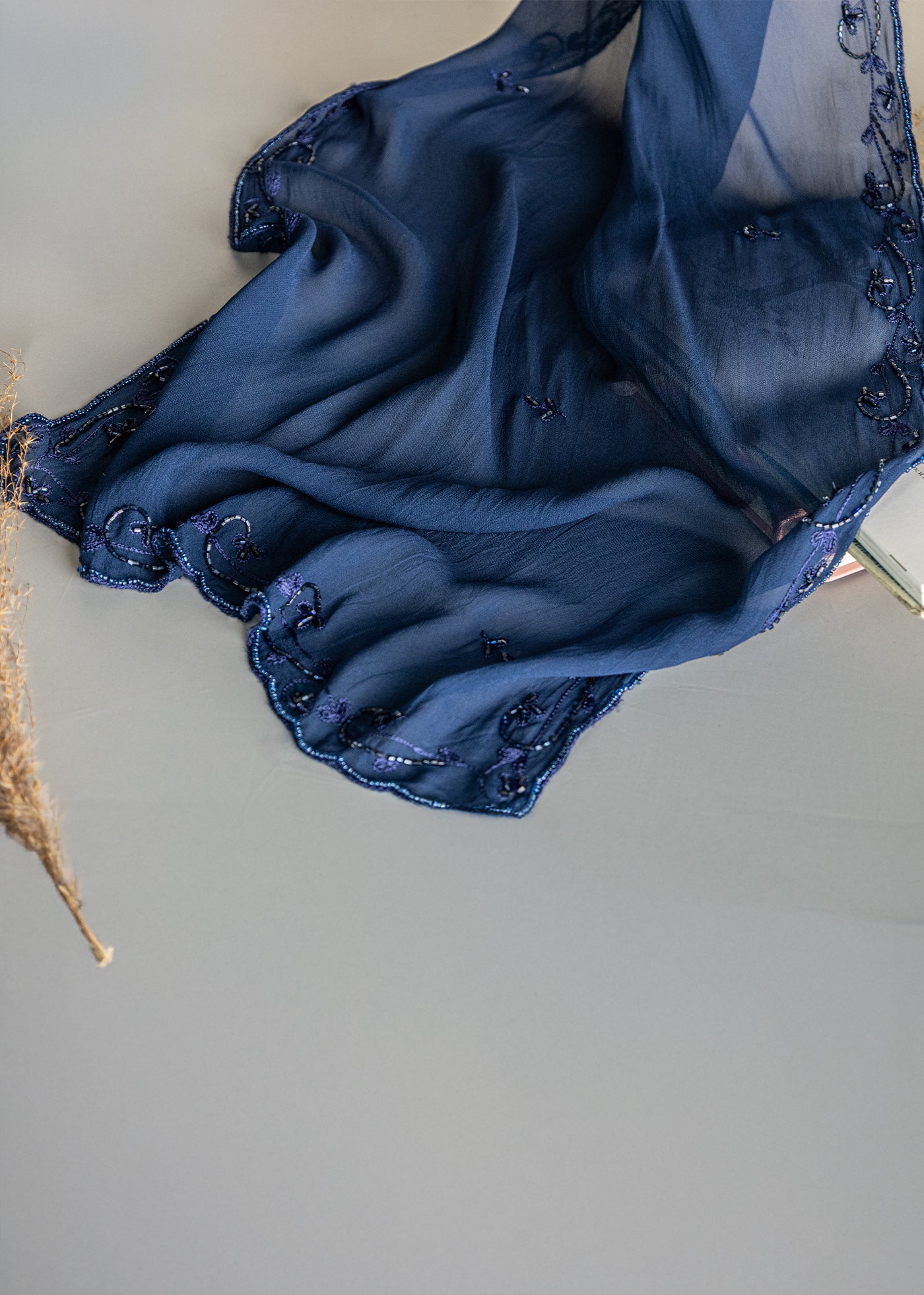 Chiffon Beaded Shawl