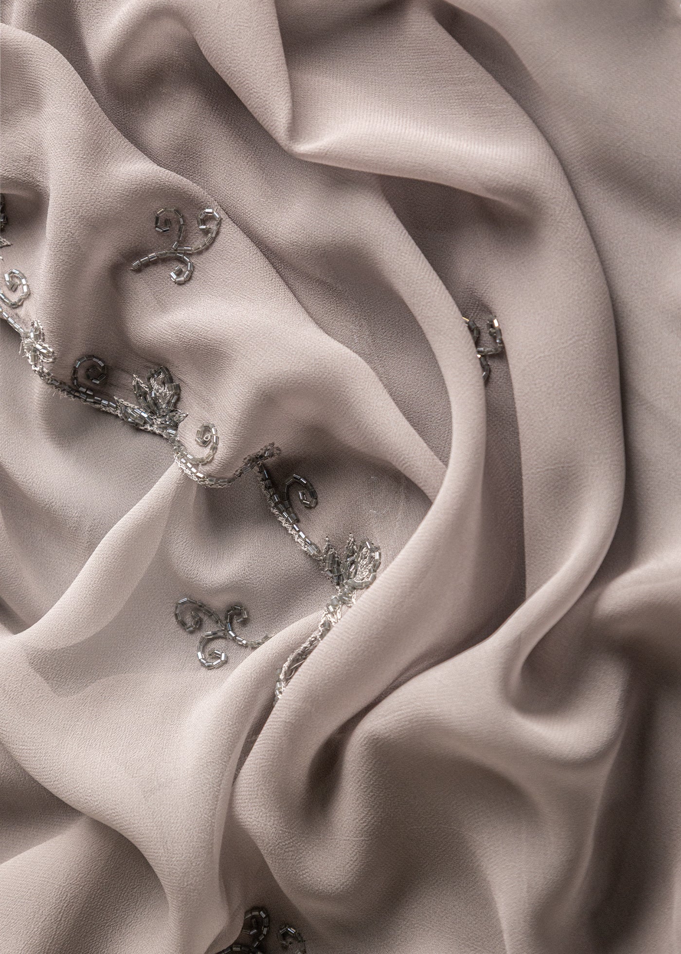 Chiffon Beaded Shawl