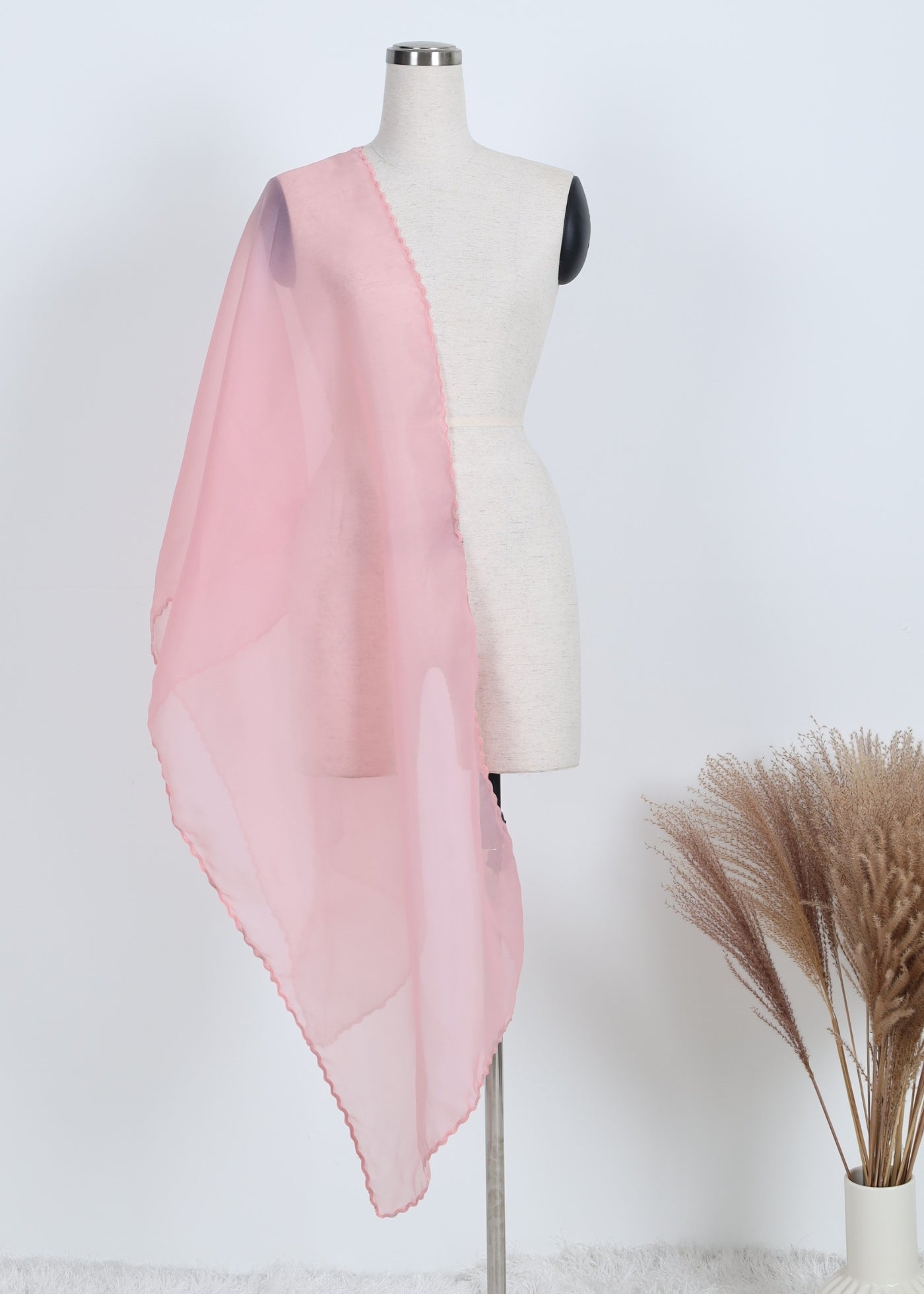 Embroidery Organza Shawl