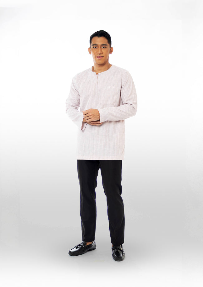 Abbas Long Sleeve Linen Kurta