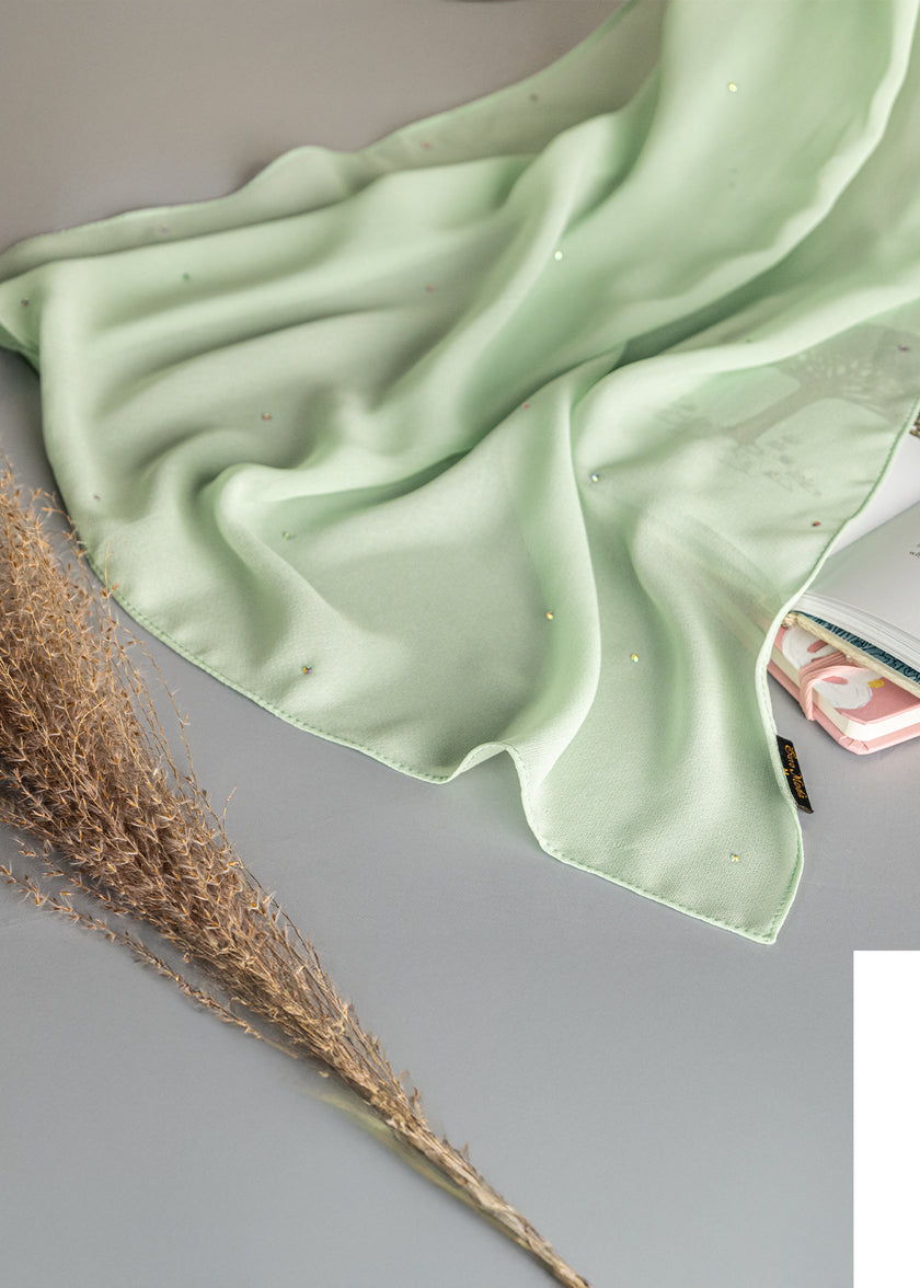 Chiffon Crystal Shawl