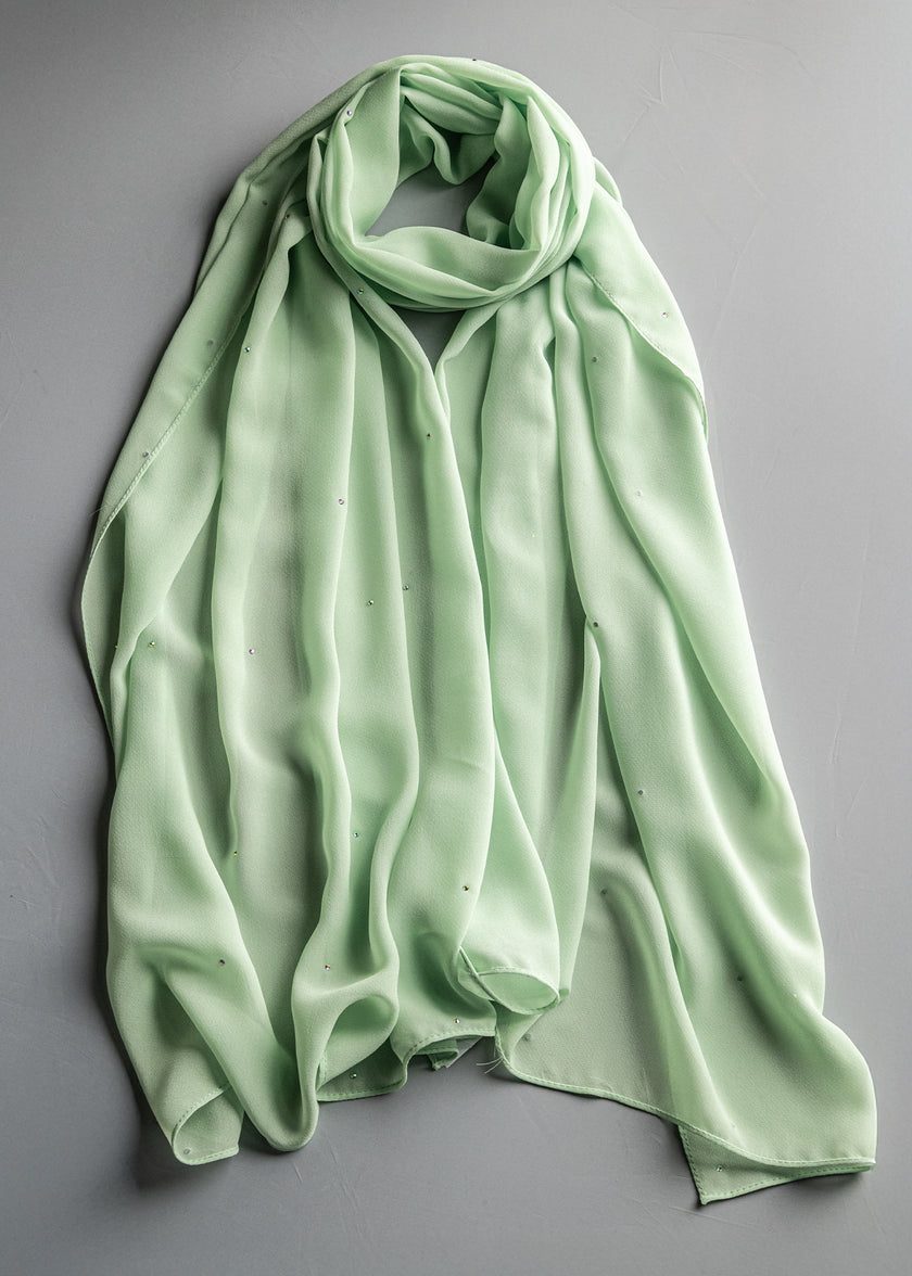 Chiffon Crystal Shawl