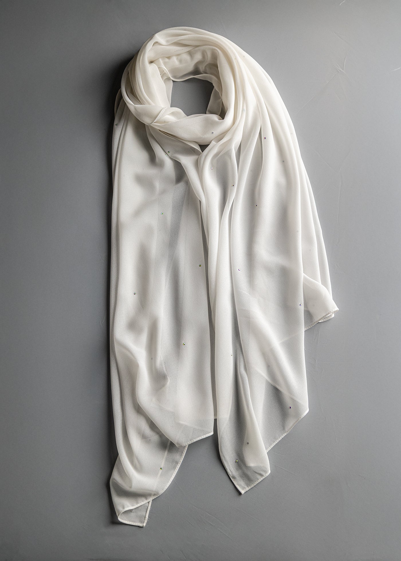 Chiffon Crystal Shawl