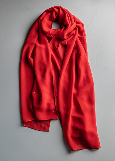 Chiffon Crystal Shawl