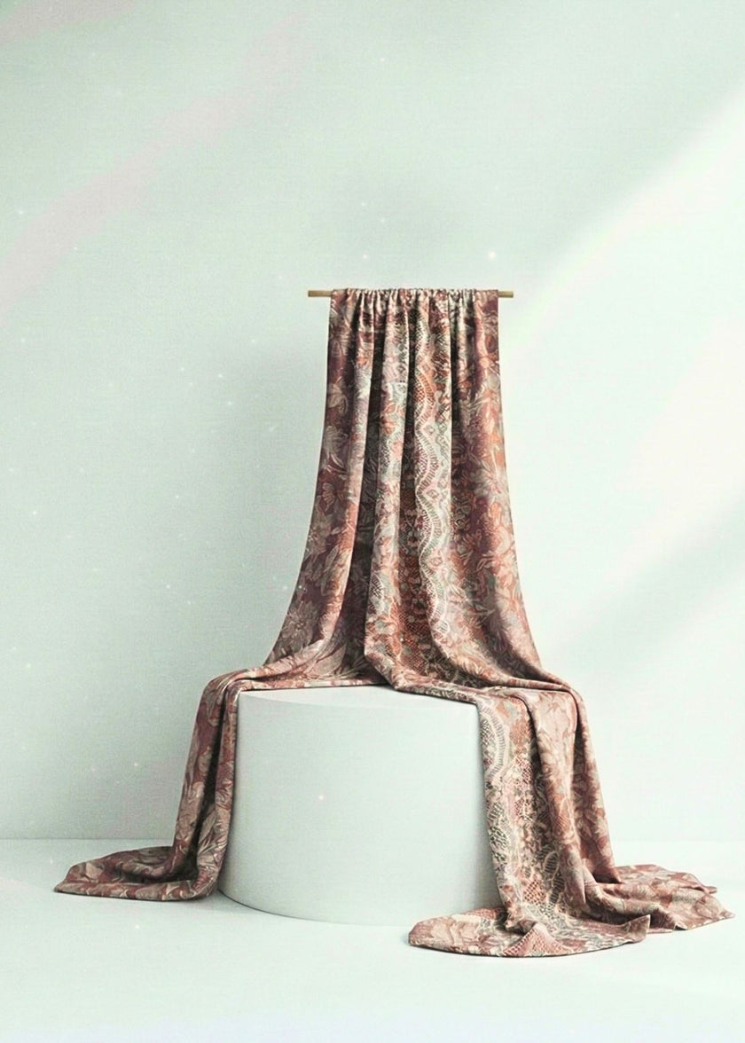 Wild Flower Washable Italian Silk
