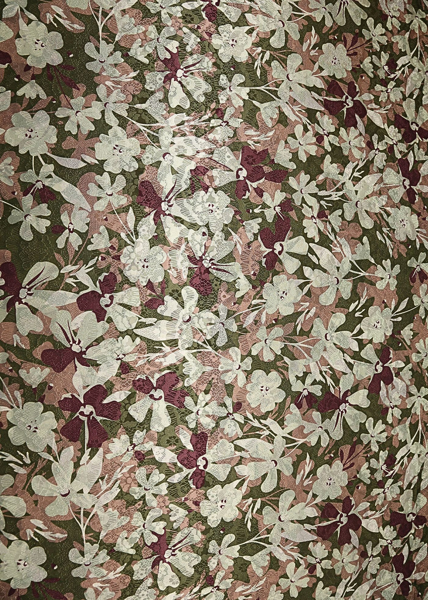 Wild Flower Washable Italian Silk