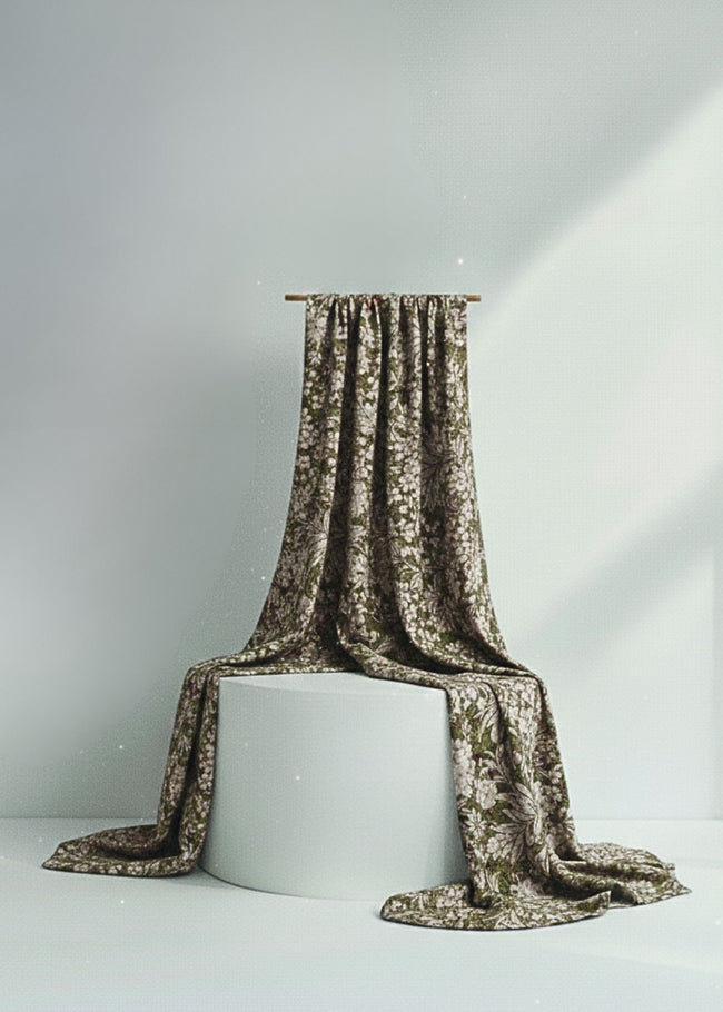 Wild Flower Washable Italian Silk