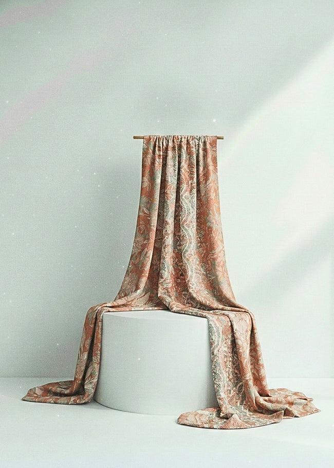Wild Flower Washable Italian Silk