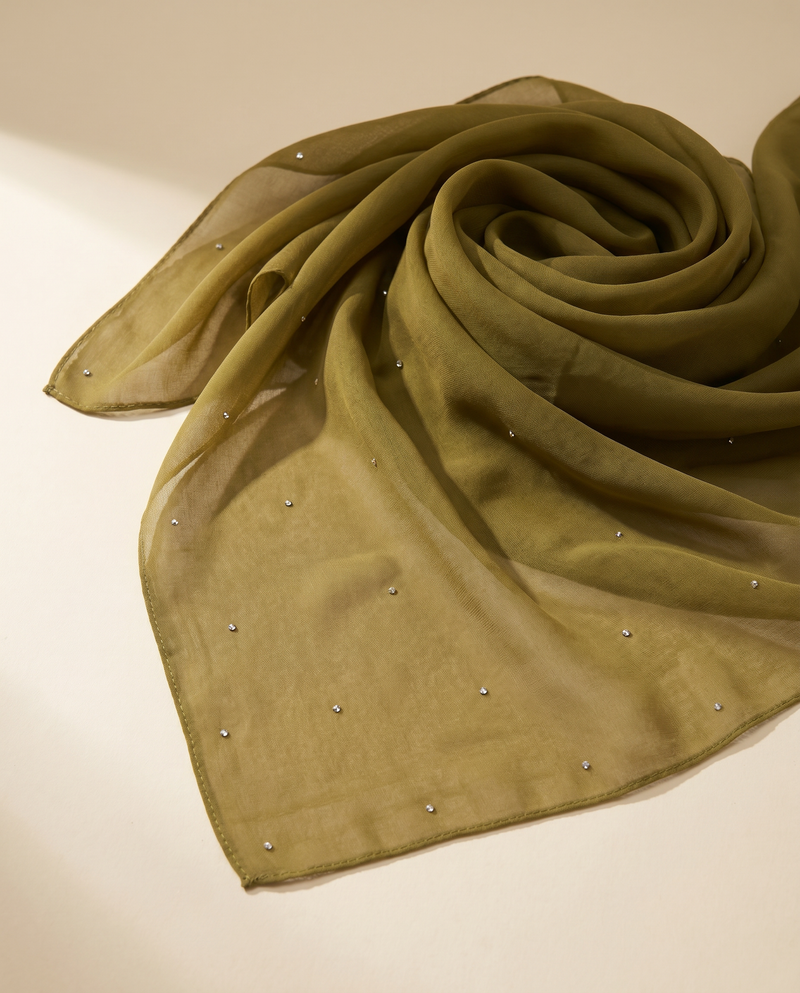 Tudung Bawal Tiara Cotton Batu