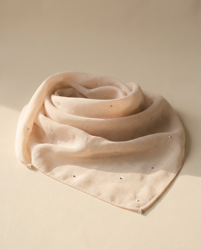 Tudung Bawal Tiara Cotton Batu