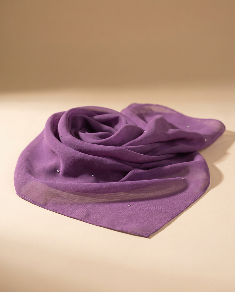 Tudung Bawal Tiara Cotton Batu
