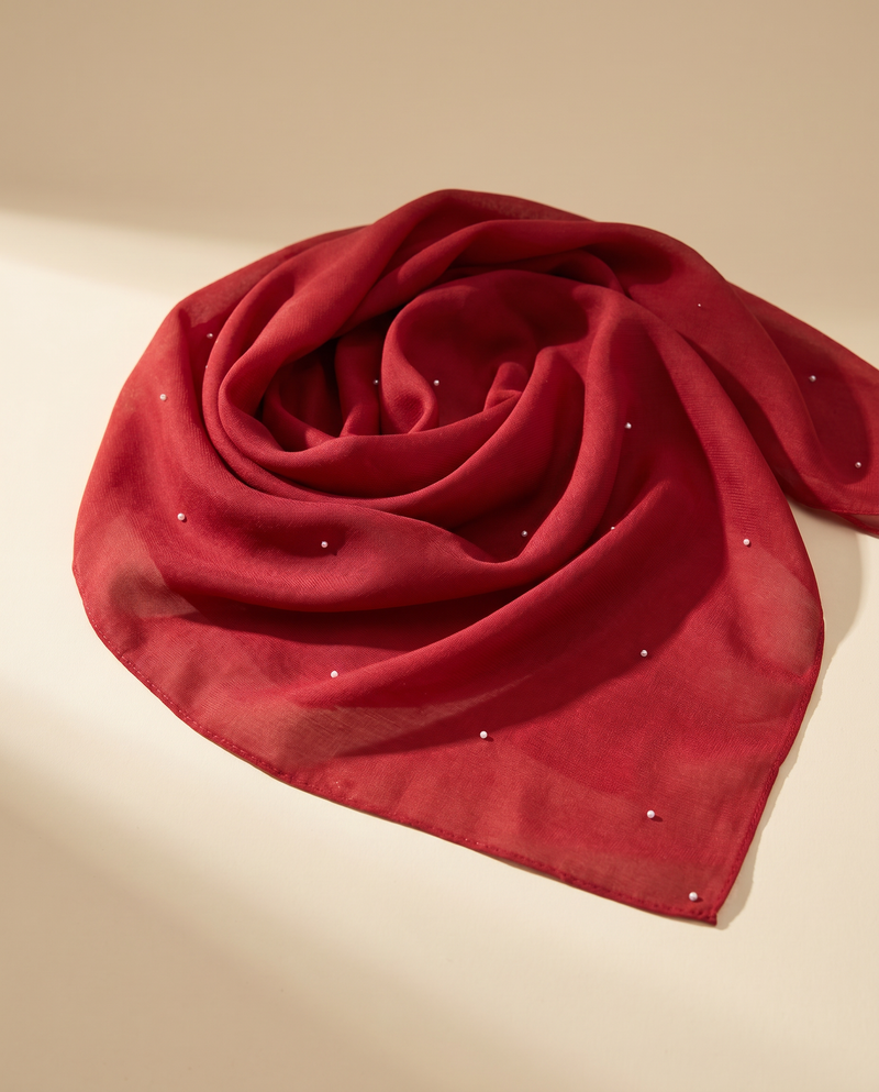 Tudung Bawal Tiara Cotton Batu