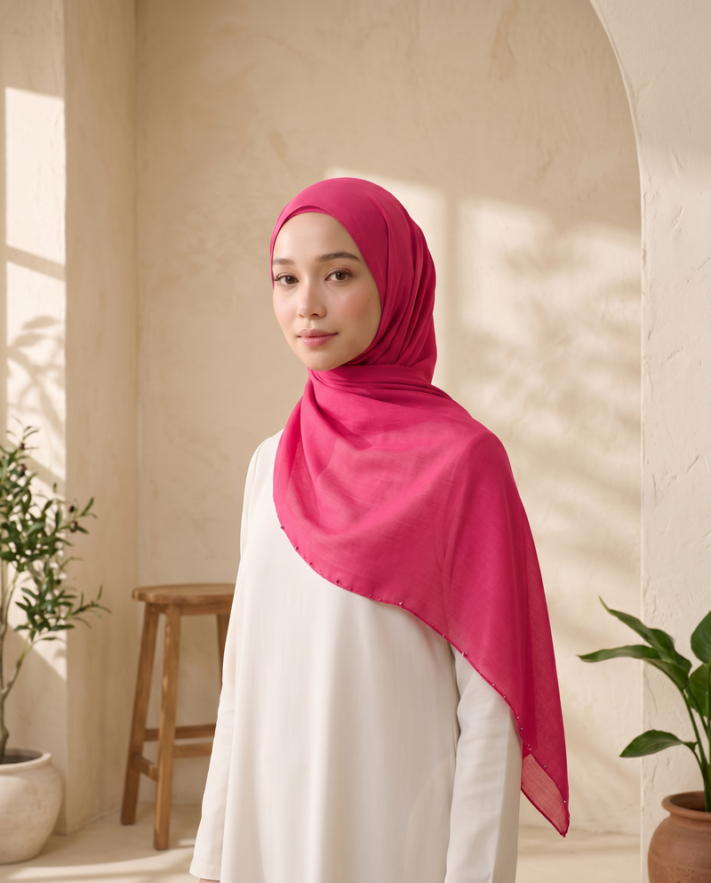 Tudung Bawal Voile Plain