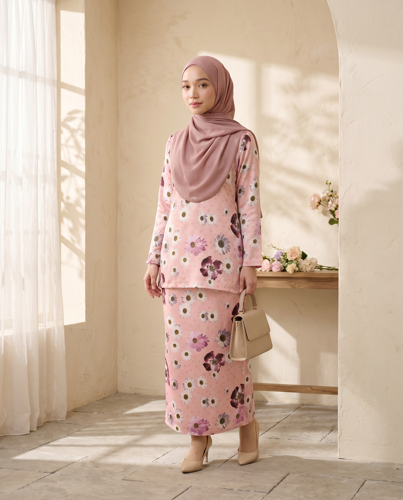 Pink Daisy Floral