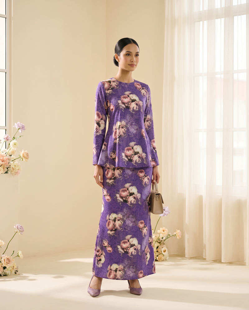 Purple Rose Floral