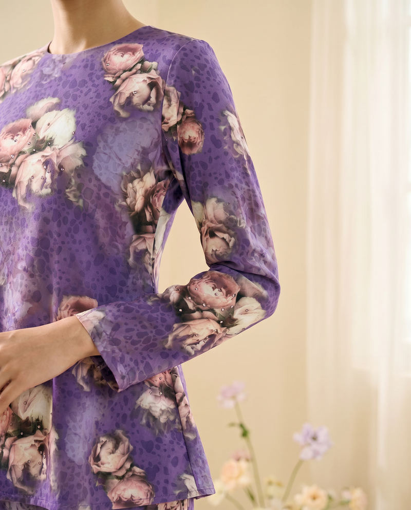 Purple Rose Floral
