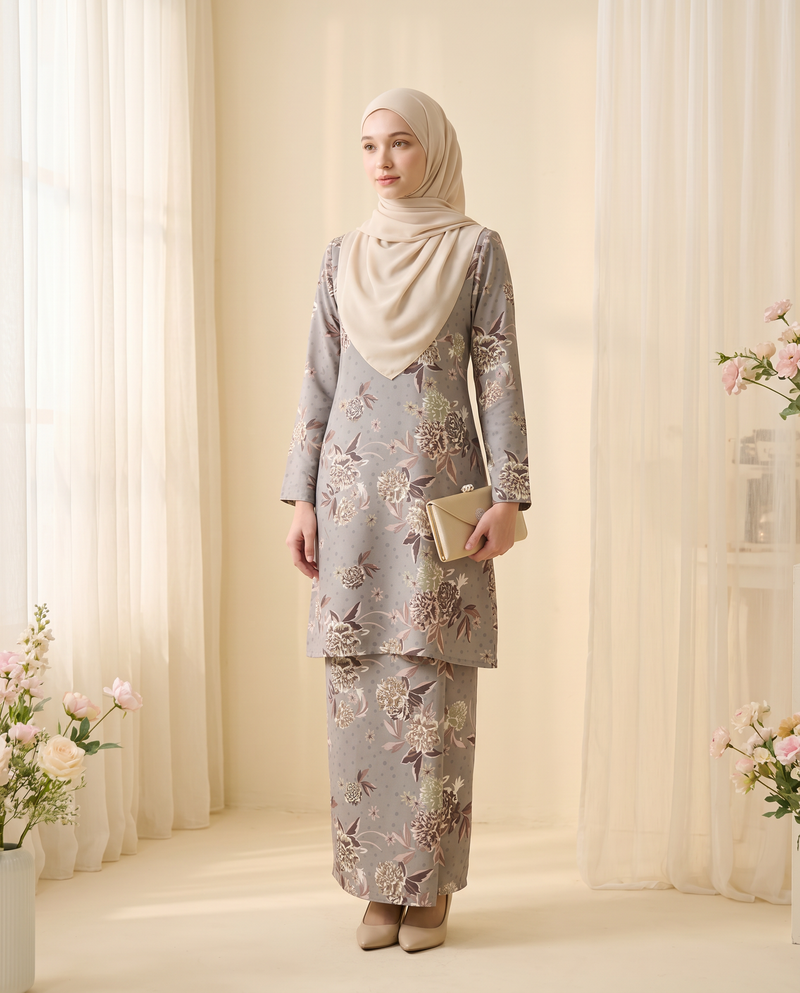 Beige Blossom Floral