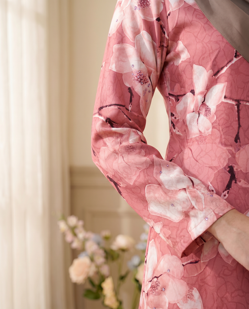 Ruby Red Floral