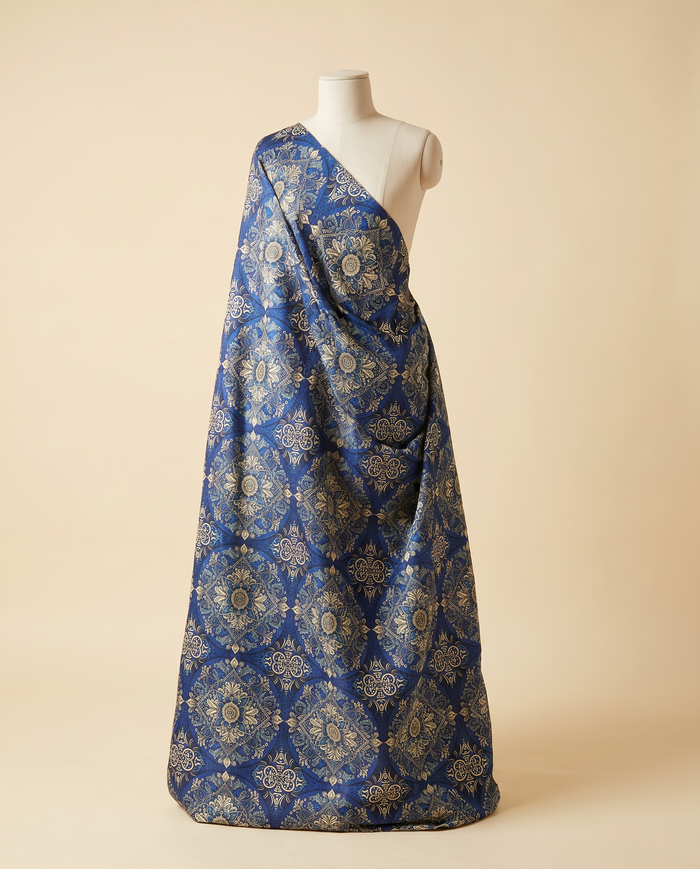 Jacquard Versace — Cool Tones — Navy Gold