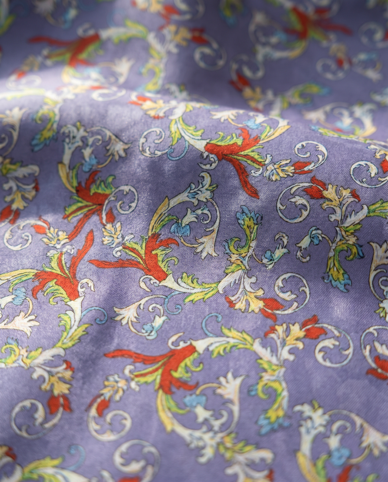 Purple Acanthus Scroll Scrollwork