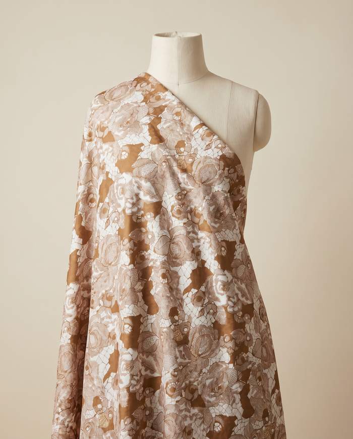Jacquard Versace — Warm & Neutral — Brown Rose