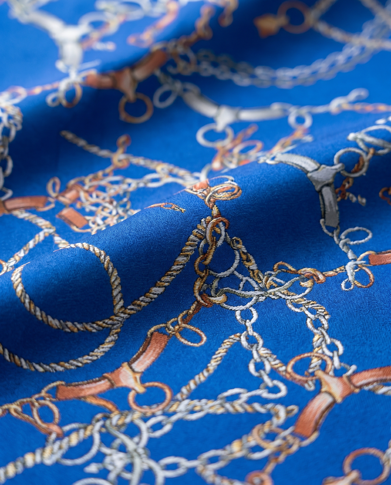 Blue Equestrian Chain